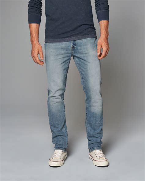 abercrombie and fitch mens skinny jeans